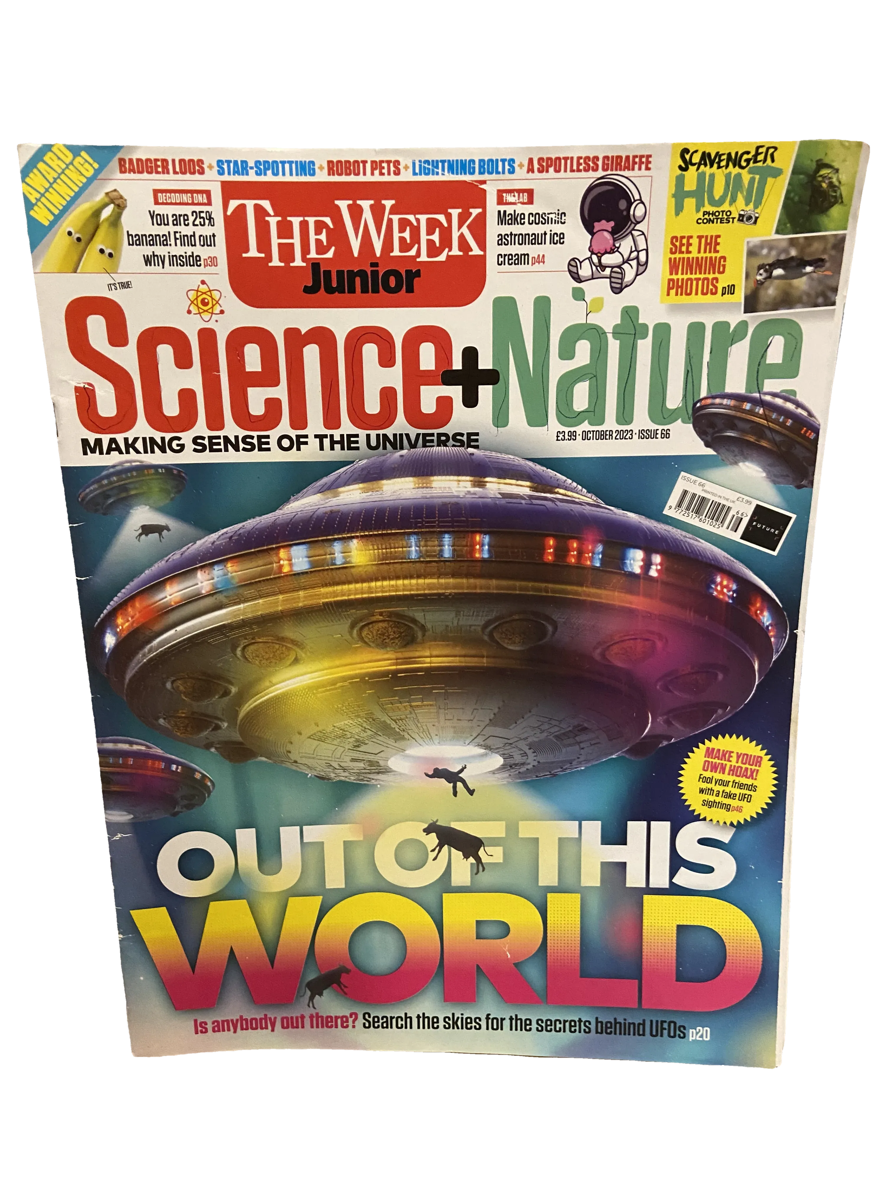 The Week Junior Science+Nature — The Week Junior Science+Nature issue 66, Good condition, front cover