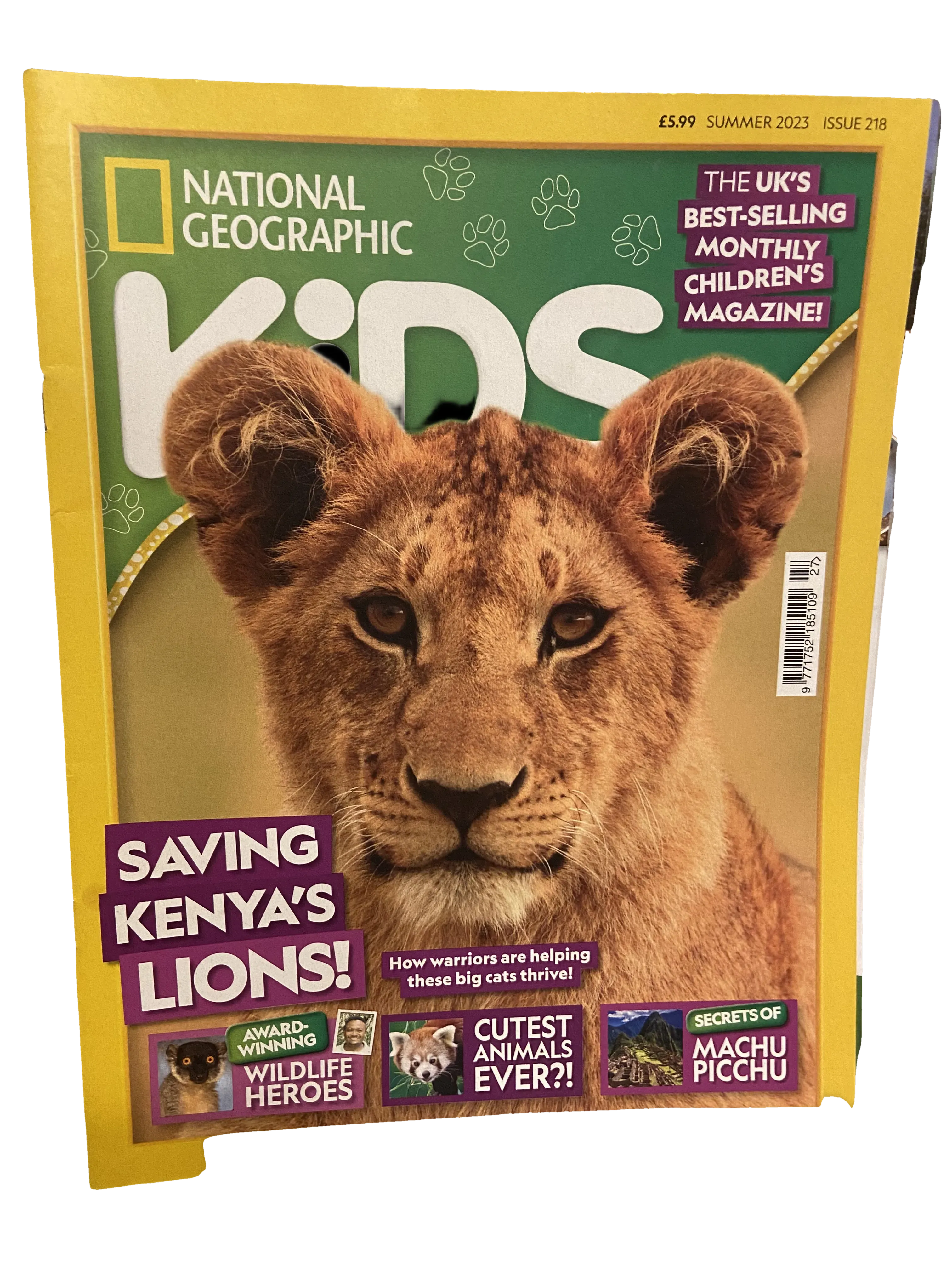 National Geographic Kids Summer 2023 — National Geographic Kids issue 218, Like New condition, front cover