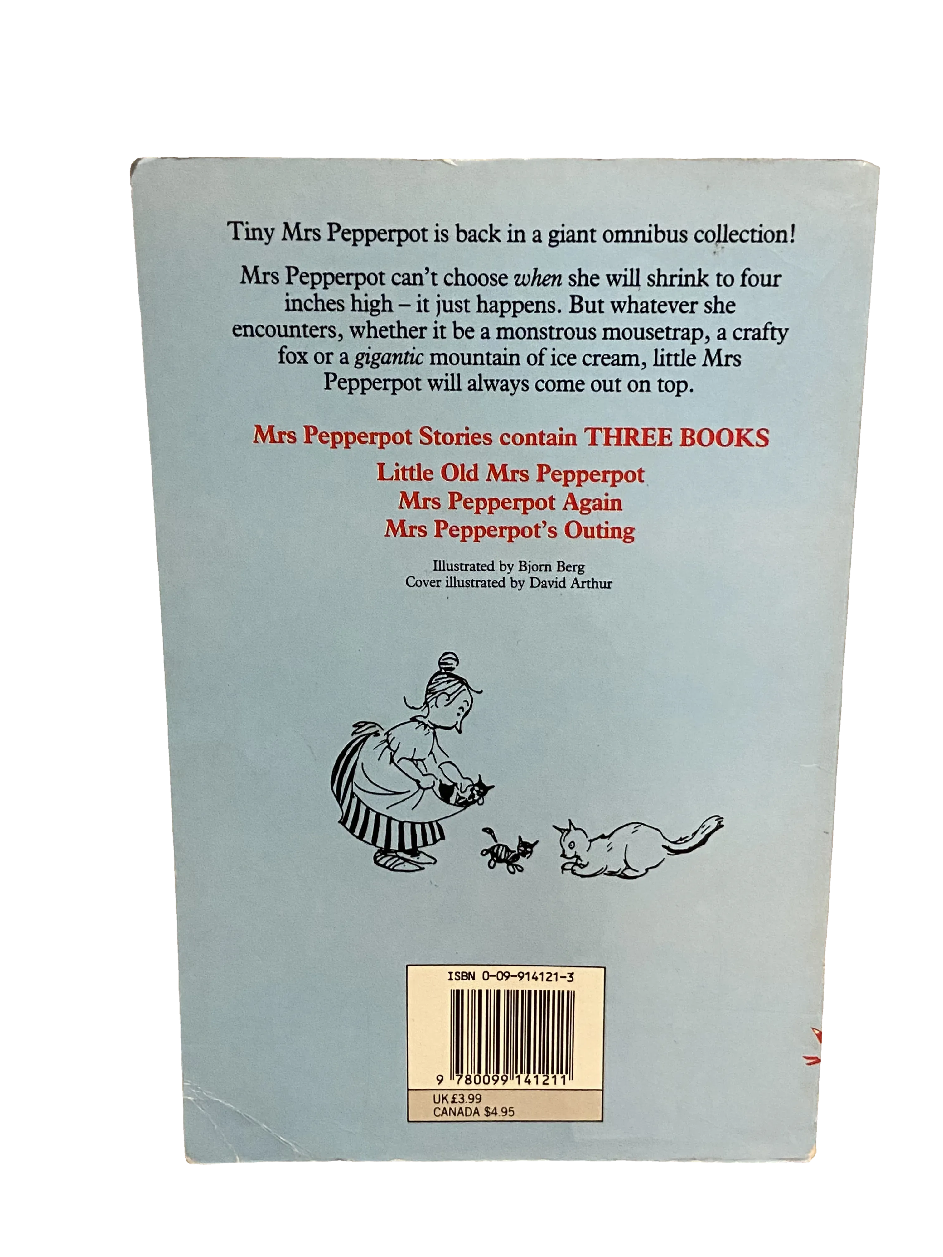 Mrs Pepperpot Stories by Alf Prøysen, Fair condition, back cover