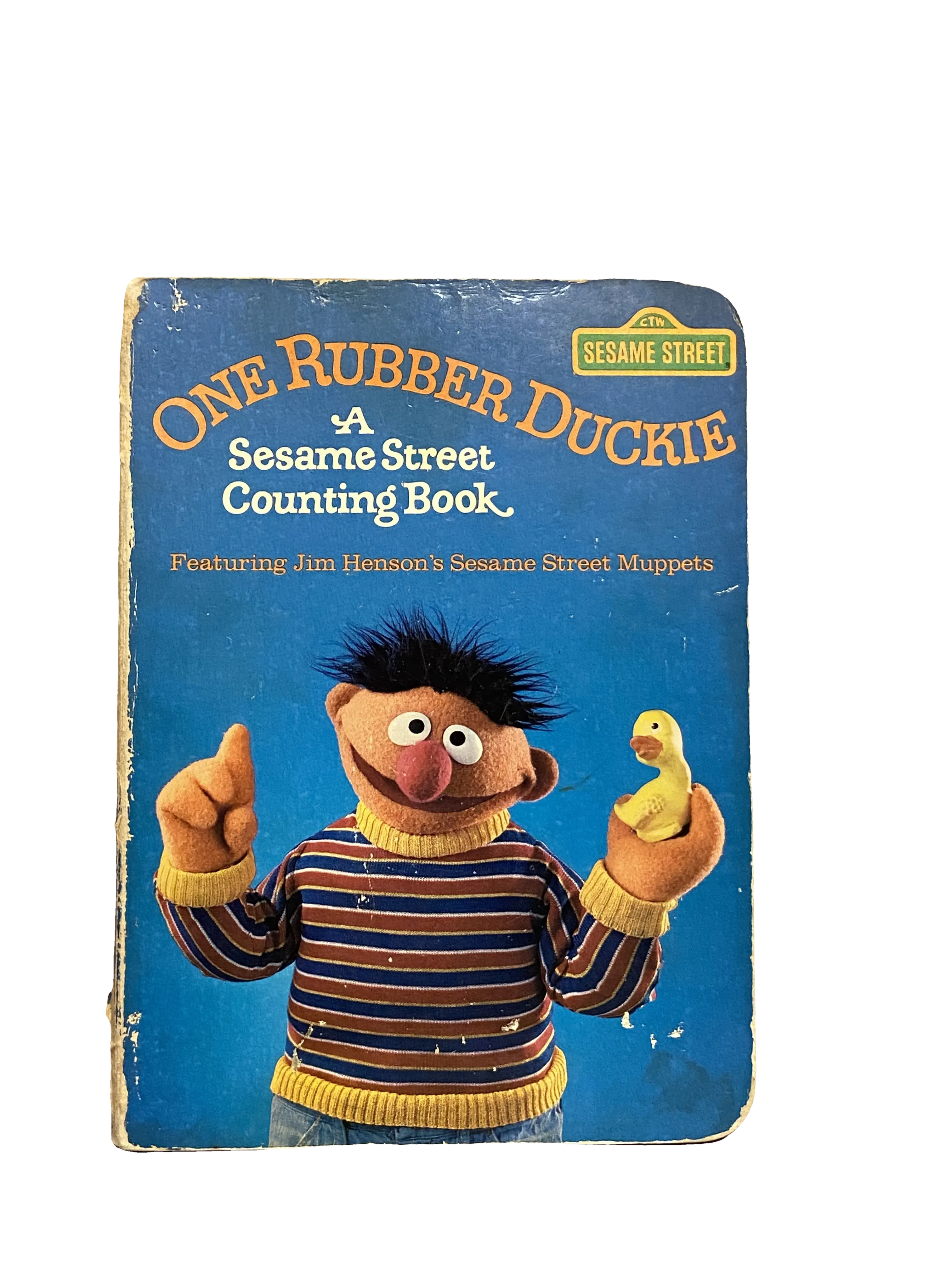 One Rubber Duckie: A Sesame Street Counting Book, Fair condition, front cover