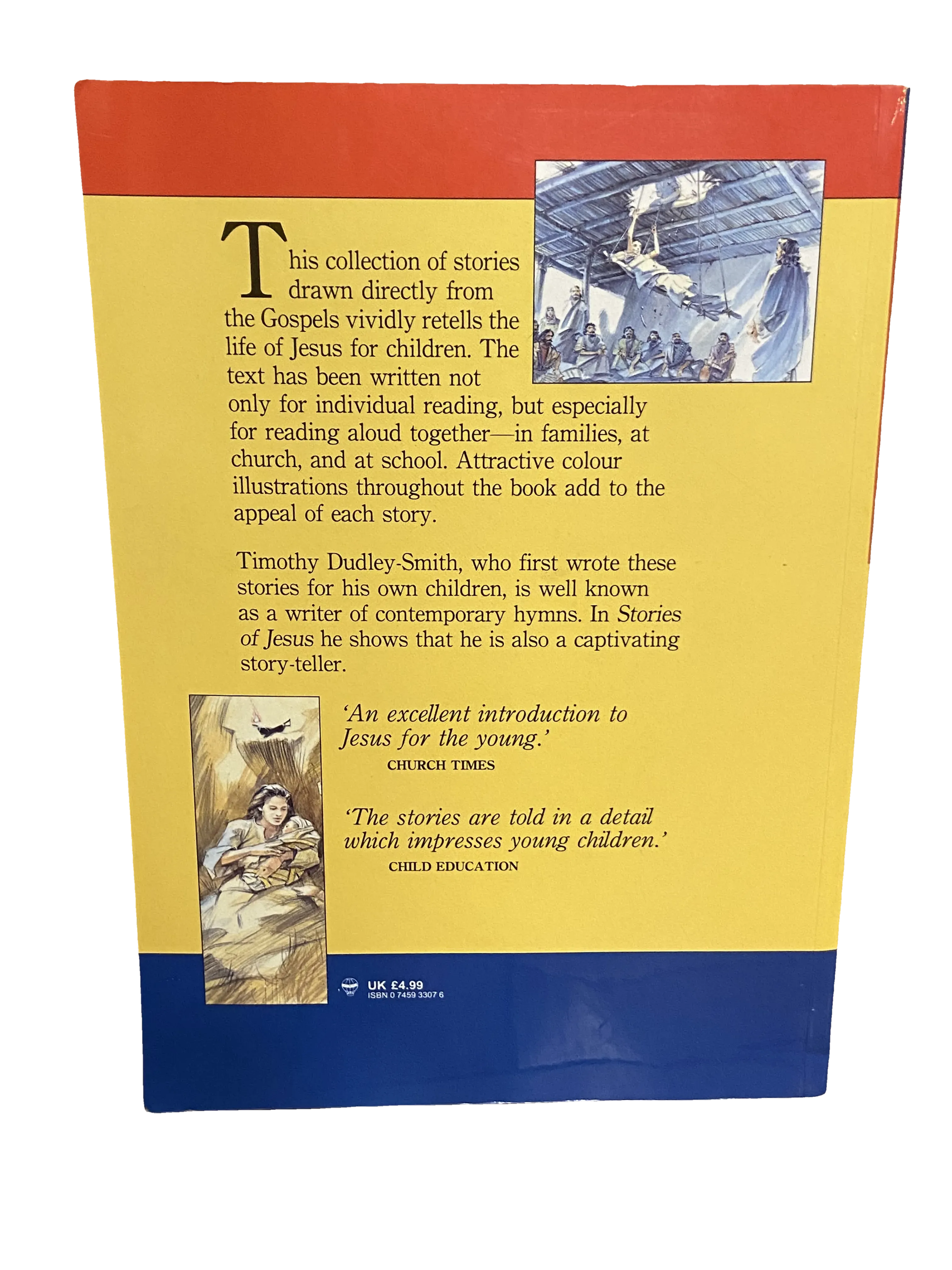 Stories of Jesus by Timothy Dudley-Smith, Very Good condition, back cover
