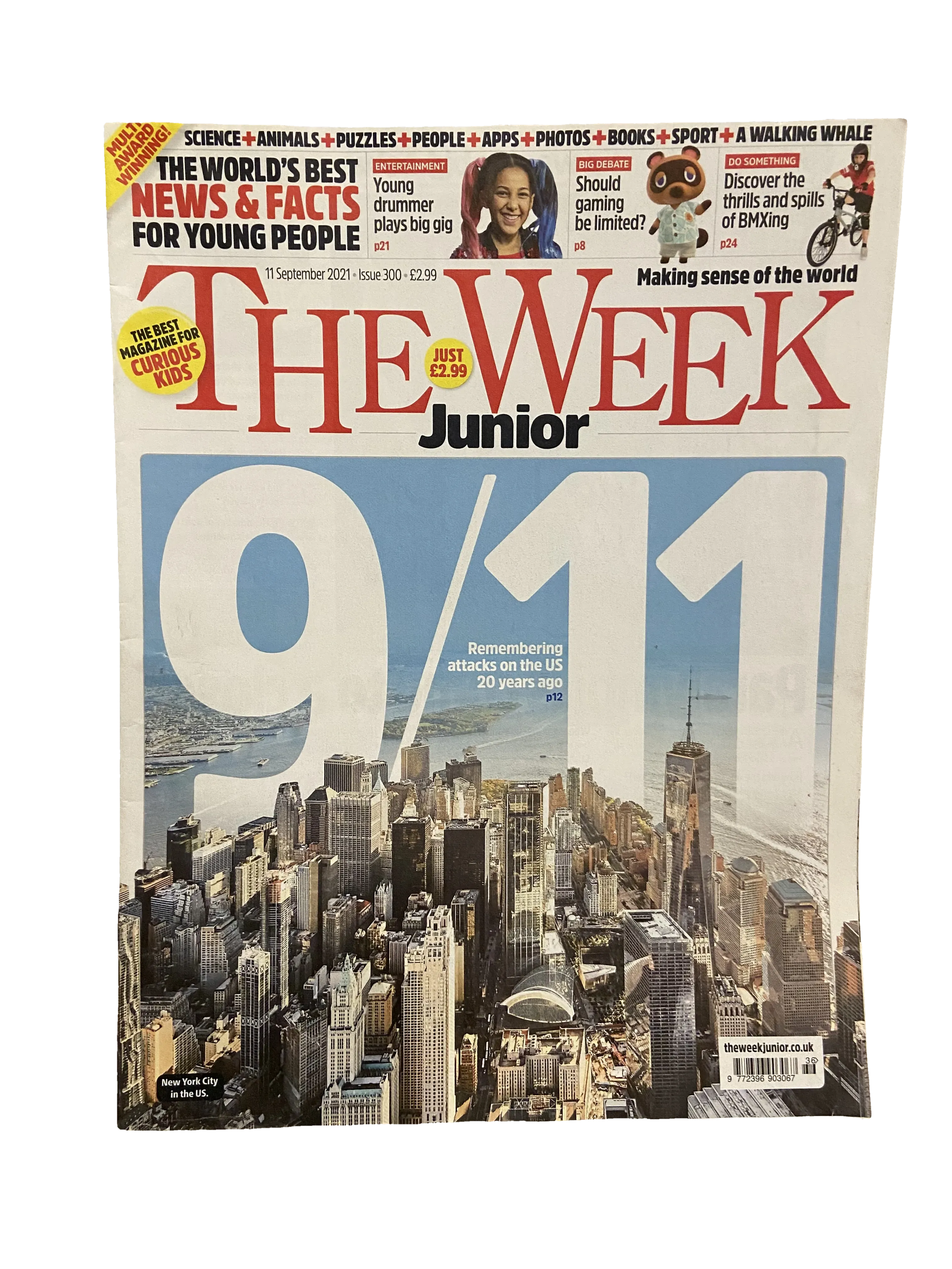 The Week Junior #300 — The Week Junior issue 300, Very Good condition, front cover