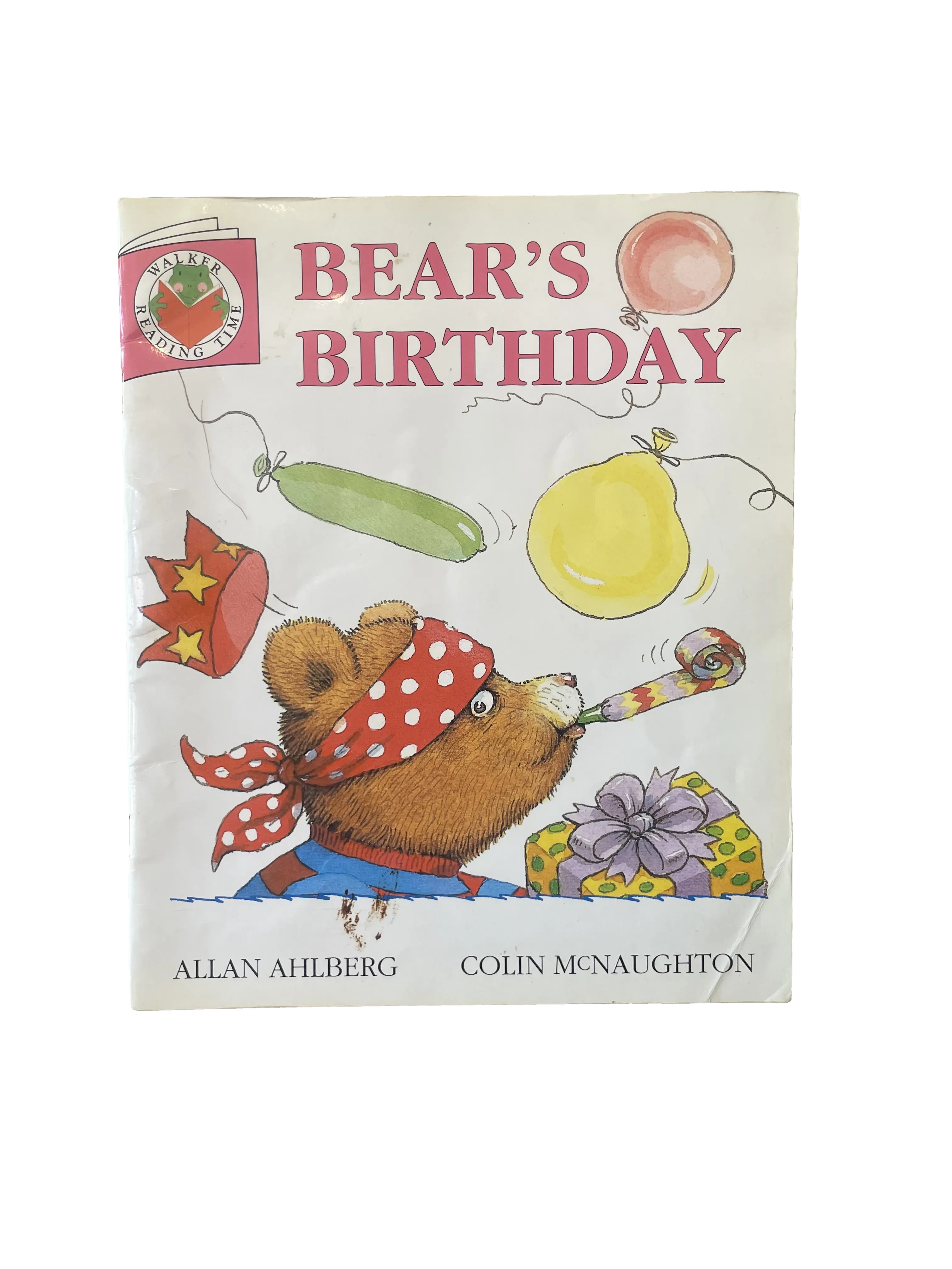 Bear's Birthday by Allan Ahlberg, Colin McNaughton, Fair condition, front cover