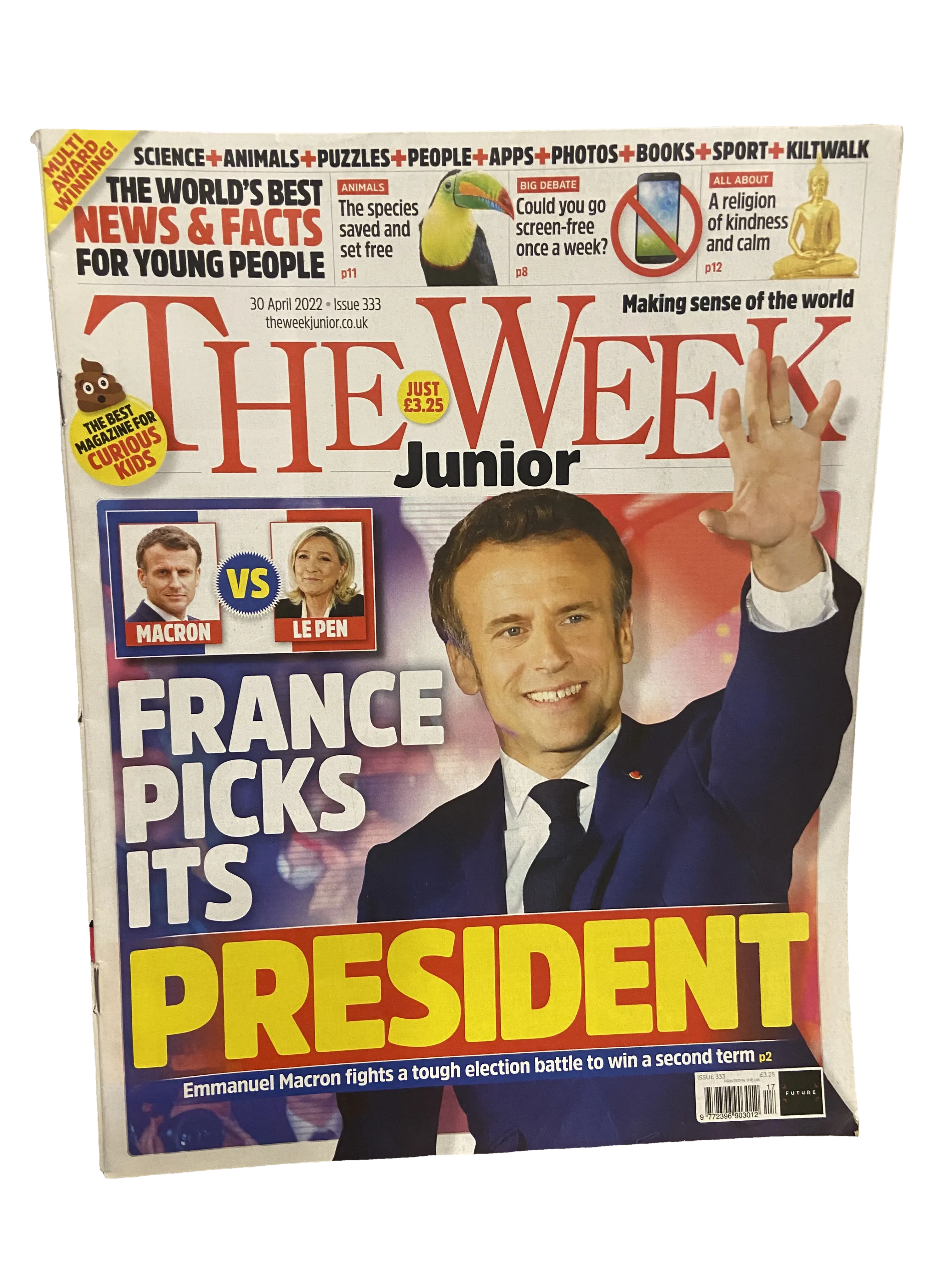 The Week Junior #333 — The Week Junior issue 333, Very Good condition, front cover