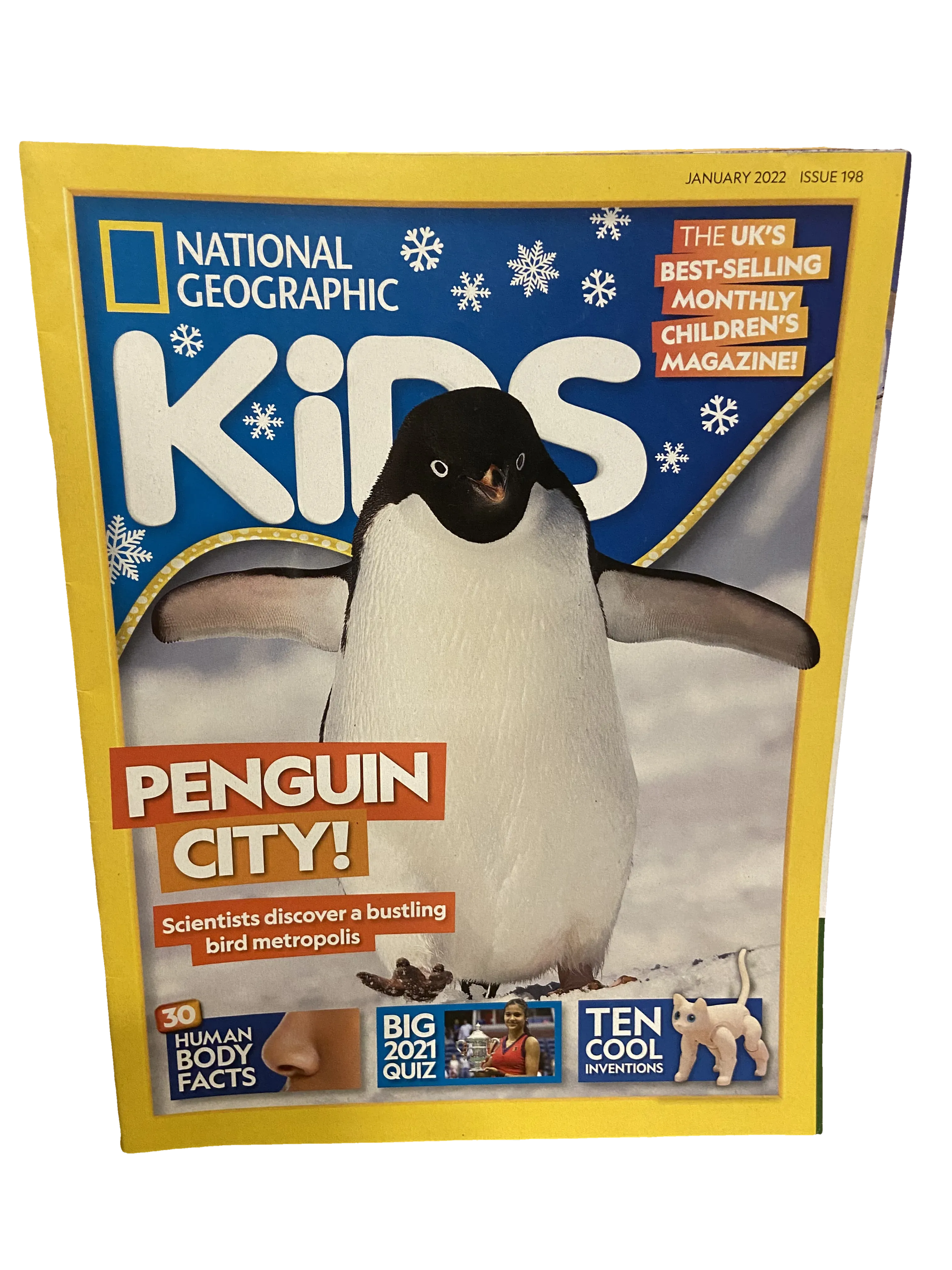 National Geographic Kids January 2022 — National Geographic Kids issue 198, Very Good condition, front cover