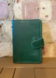 Green Leather Journal front cover