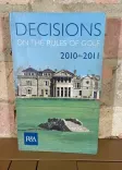 Decisions on the Rules of Golf 2010-2011 front cover