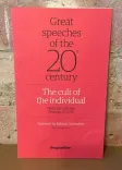 Great Speeches of the 20th Century: The Cult of the Individual front cover