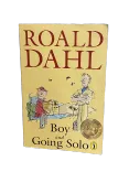 Boy and Going Solo by Roald Dahl, Fair condition, front cover