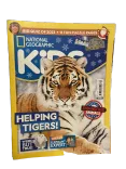 National Geographic Kids - Helping Tigers! — National Geographic Kids issue January 2024, Very Good condition, front cover