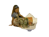 Alice's Pop-Up Wonderland by Nick Denchfield, Alex Vining, Good condition, back cover