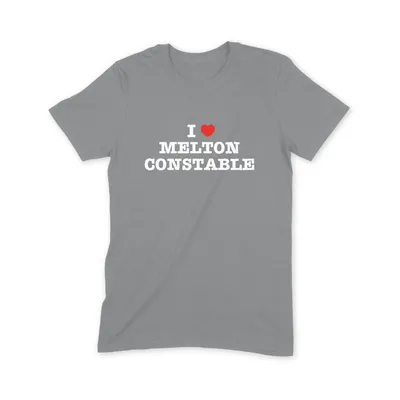 I Love Melton Constable T Shirt - Image 2