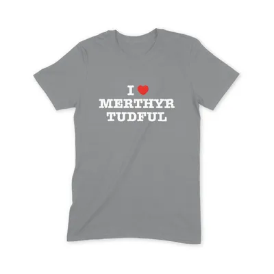 I Love Merthyr Tudful T Shirt - Image 2