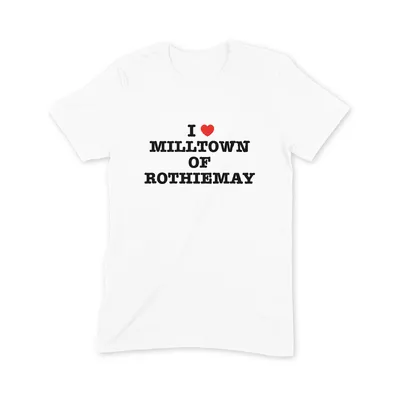 I Love Milltown of Rothiemay T Shirt - Image 3
