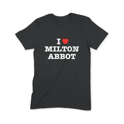 I Love Milton Abbot T Shirt - Image 1