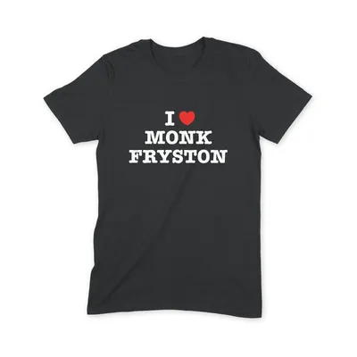 I Love Monk Fryston T Shirt - Image 1