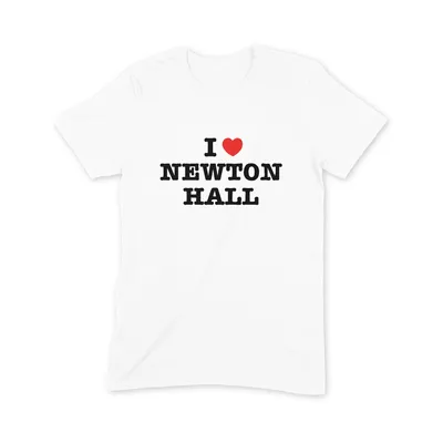 I Love Newton Hall T Shirt - Image 3