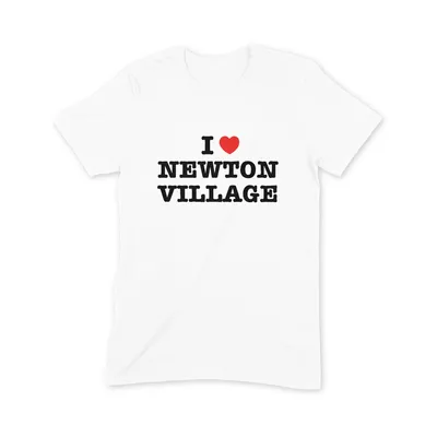 I Love Newton Village T Shirt - Image 3