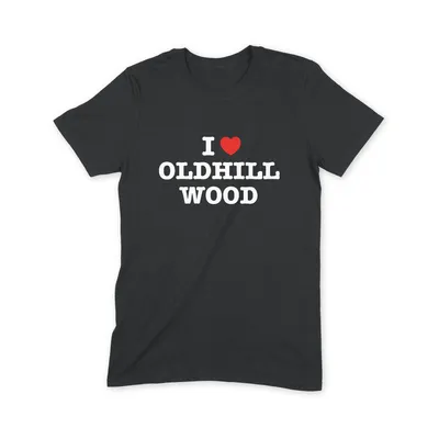 I Love Oldhill Wood T Shirt - Image 1