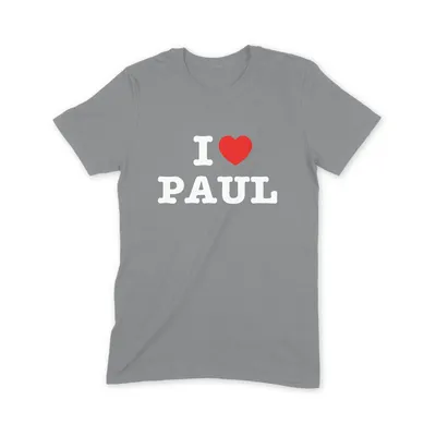I Love Paul T Shirt - Image 2