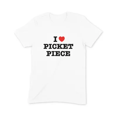I Love Picket Piece T Shirt - Image 3