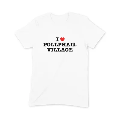 I Love Pollphail Village T Shirt - Image 3