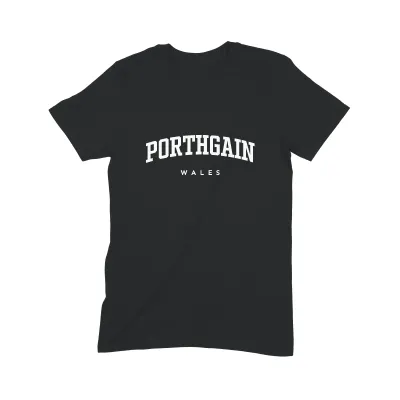 Porthgain T Shirt (Varsity) - Image 1