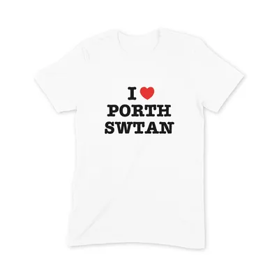 I Love Porth Swtan T Shirt - Image 3