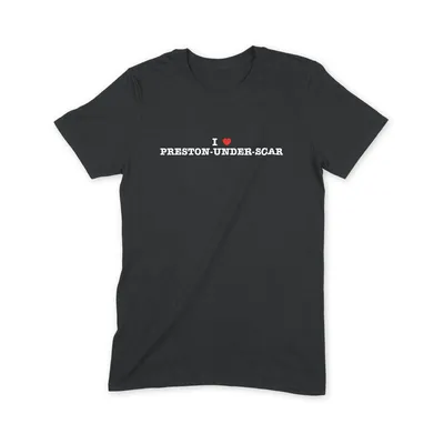 I Love Preston-under-Scar T Shirt - Image 1