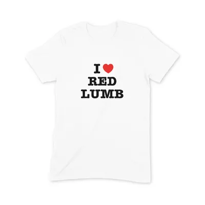 I Love Red Lumb T Shirt - Image 3