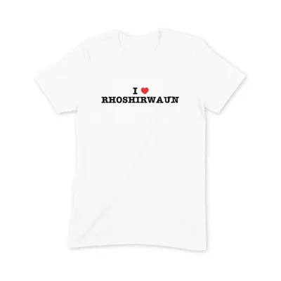 I Love Rhoshirwaun T Shirt - Image 3