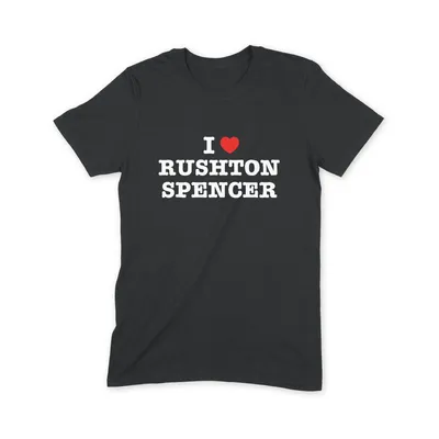 I Love Rushton Spencer T Shirt - Image 1