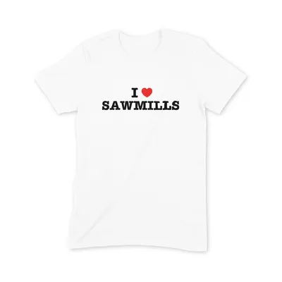 I Love Sawmills T Shirt - Image 3
