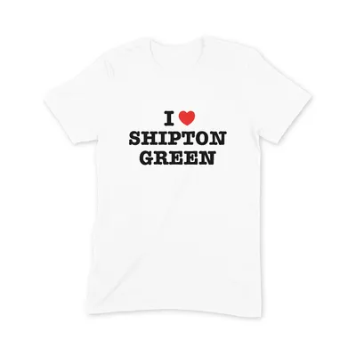 I Love Shipton Green T Shirt - Image 3