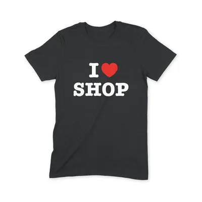 I Love Shop T Shirt - Image 1