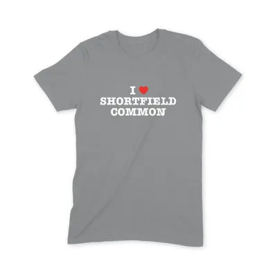 I Love Shortfield Common T Shirt - Image 2