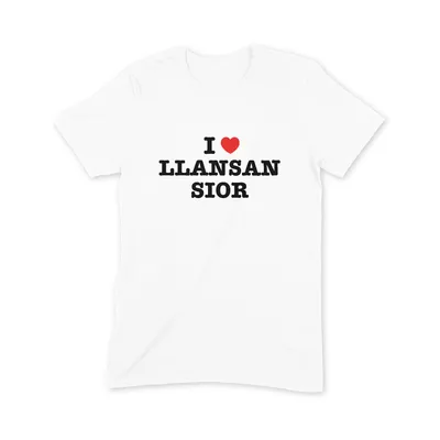 I Love Llansan Sior T Shirt - Image 3