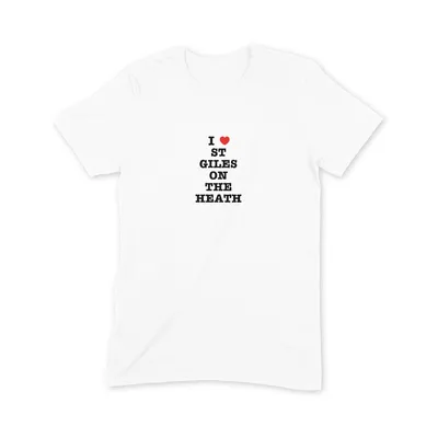 I Love St Giles on the Heath T Shirt - Image 3