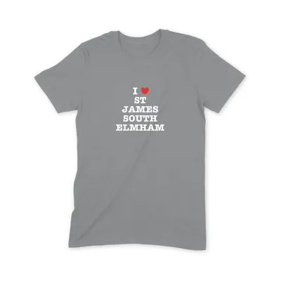 I Love St James South Elmham T Shirt - Image 2