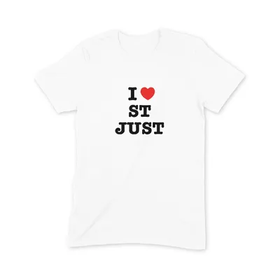 I Love St Just T Shirt - Image 3