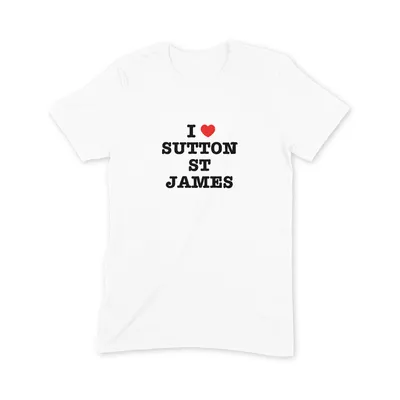 I Love Sutton St James T Shirt - Image 3