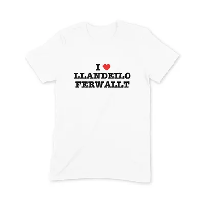 I Love Llandeilo Ferwallt T Shirt - Image 3