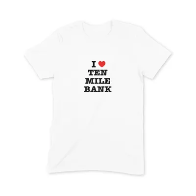 I Love Ten Mile Bank T Shirt - Image 3