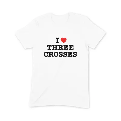 I Love Three Crosses T Shirt - Image 3