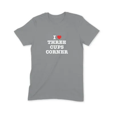 I Love Three Cups Corner T Shirt - Image 2