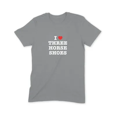 I Love Three Horse Shoes T Shirt - Image 2