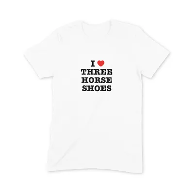 I Love Three Horse Shoes T Shirt - Image 3