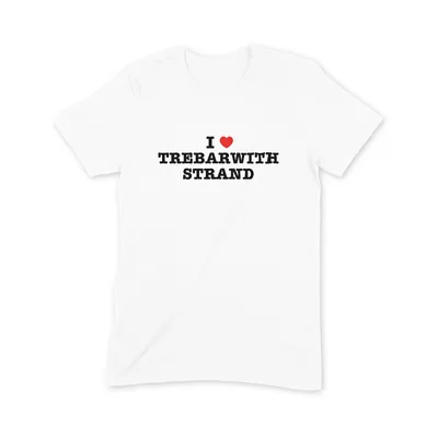 I Love Trebarwith Strand T Shirt - Image 3