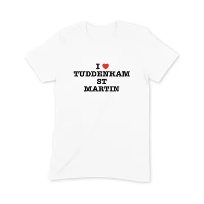 I Love Tuddenham St Martin T Shirt - Image 3