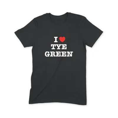 I Love Tye Green T Shirt - Image 1